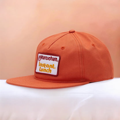 Maruchan Hat Embroidered Instant Lunch Flat Brim Snapback Cap OSFM