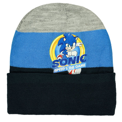Sonic The Hedgehog 2 Speed's The Game Youth Beanie & Glove Set OSFM