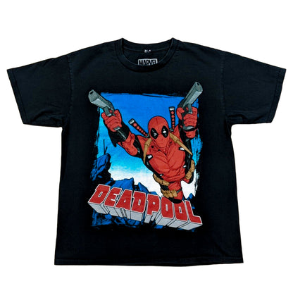 Marvel Deadpool T-Shirt Men's Aerial Assault Short Sleeve Tee