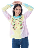 Star Wars Women's Expressions Of The Child Tie Dye Skimmer Long Sleeve T-Shirt