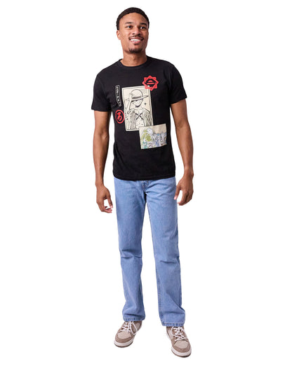 One Piece T-Shirt Men's Monkey D. Luffy Straw Hat Pirate Short Sleeve Tee