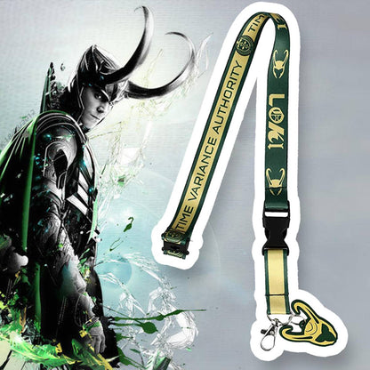 Loki TVA ID Badge Holder Breakaway Lanyard
