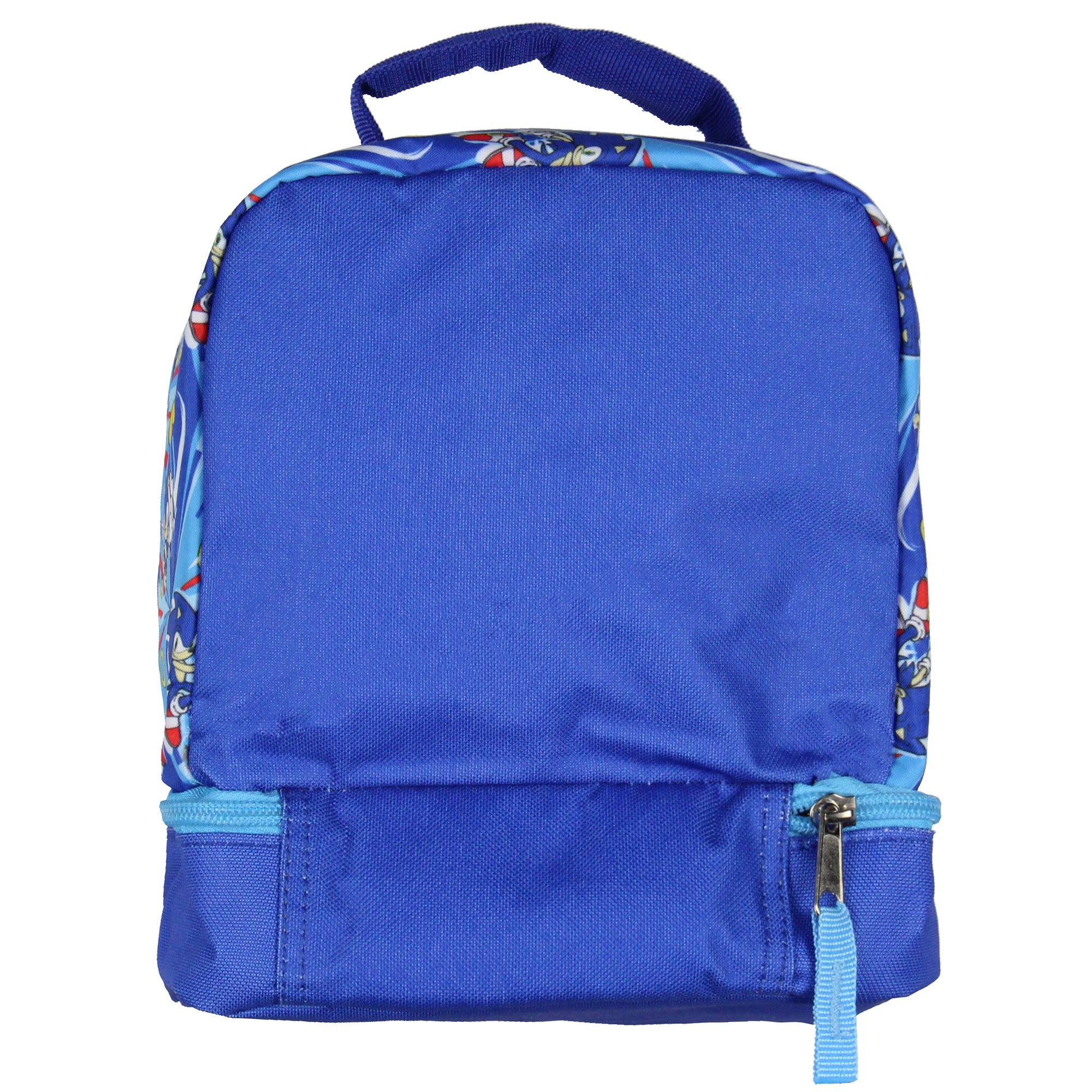 Sonic The Hedgehog I'm Outta Here Dual Compartment Insulated Lunch Box 10"