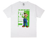 Super Mario Bros Movie Men's Shirt Luigi You Just Got Luigi'd Adult T-Shirt