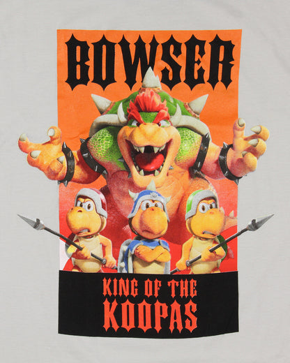 Super Mario Bros Movie Shirt Men's Bowser King Of The Koopas Adult T-Shirt