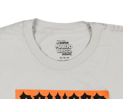 Super Mario Bros Movie Shirt Men's Bowser King Of The Koopas Adult T-Shirt