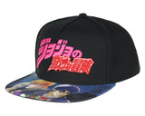 JoJo's Bizarre Adventures Character Brim Embroidered Adjustable Snapback Hat