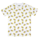 Men's SpongeBob All Over Graphic Print Adult Short Sleeve T-Shirt