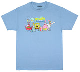 Nickelodeon Men's SpongeBob SquarePants Group Adult Short Sleeve T-Shirt