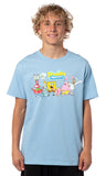 Nickelodeon Men's SpongeBob SquarePants Group Adult Short Sleeve T-Shirt