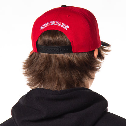 South Park Cartman Embroidered Character Design Adjustable Snapback Hat OSFM