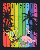 SpongeBob SquarePants Cartoon Men's Rainbow Adult Short Sleeve T-Shirt