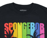 SpongeBob SquarePants Cartoon Men's Rainbow Adult Short Sleeve T-Shirt