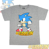 Sonic The Hedgehog #GameOn Sega Video Game Boys T-Shirt Kids