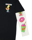 Kwick-E-Mart Mens Shirt And Beanie Bart Simpson Faux Long Sleeve 2 PIece Set 3XL
