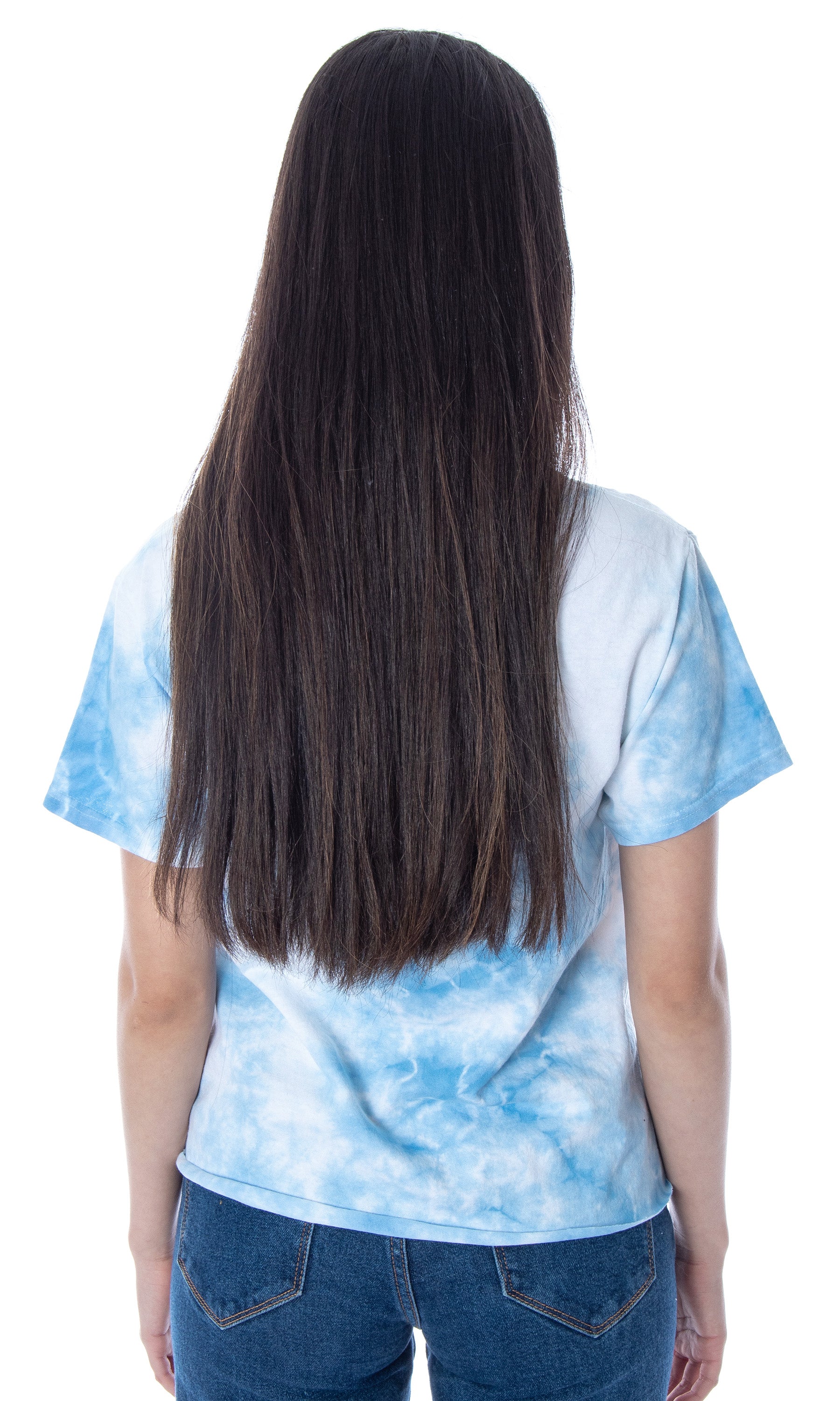 The Simpsons Womens' Bart Simpson Tie-Dye Skimmer Girls' T-Shirt Adult