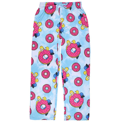 The Simpsons Homer Simpson Tie Dye Sprinkles Donuts Lounge Pajama Pants For Men