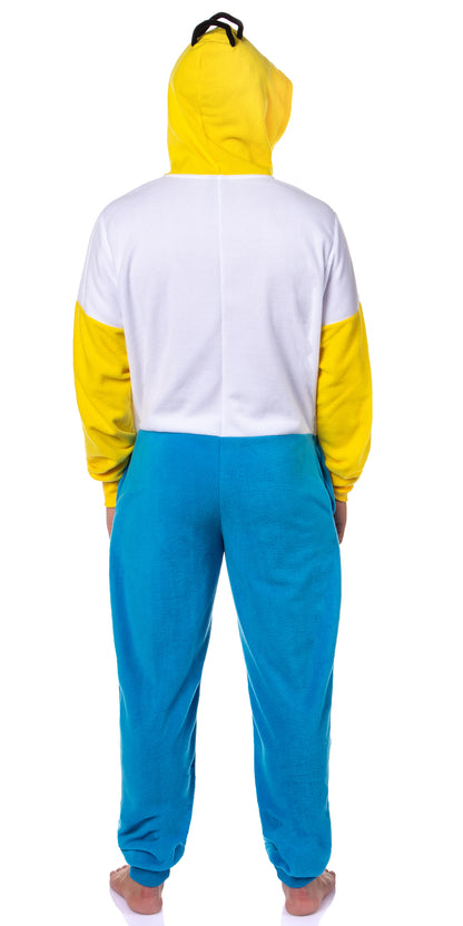 The Simpsons Costume Pajama Men's Character Fleece Union Suit