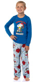 Peanuts Snoopy Merry & Bright Christmas Matching Family Pajama Set