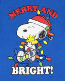 Peanuts Snoopy Merry & Bright Christmas Matching Family Pajama Set