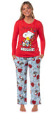 Peanuts Snoopy Merry & Bright Christmas Matching Family Pajama Set