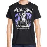 Wednesday Addams Series Women's Solitude Suits Me Graphic Print T-Shirt