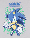 Sonic The Hedgehog Boy's Green Eyes Graphic Print Kids Short Sleeve T-Shirt