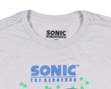 Sonic The Hedgehog Boy's Green Eyes Graphic Print Kids Short Sleeve T-Shirt