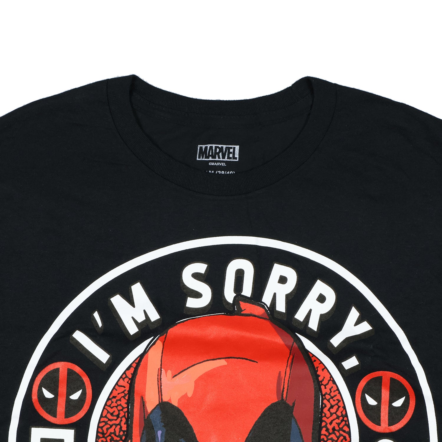 Marvel Deadpool Men's T-Shirt Sorry Did I Offend You Short Sleeve Tee (3XL)