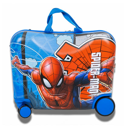 Marvel Spider-Man Suitcase 18" Kids Ride On Carry On Luggage with Wheels