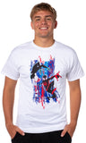 Spider-Man Men's Spider-Verse Miles Morales and Gwen Adult T-Shirt