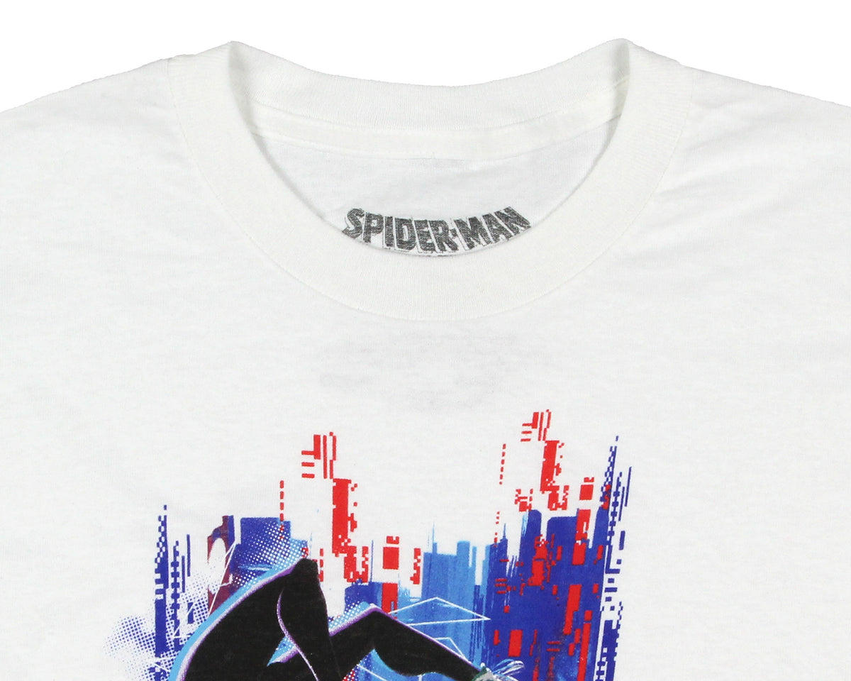 Spider-Man Men's Spider-Verse Miles Morales and Gwen Adult T-Shirt
