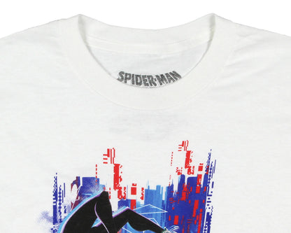 Spider-Man Men's Spider-Verse Miles Morales and Gwen Adult T-Shirt