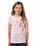 Bluey Girls' Flowers and Butterflies Spring Crewneck T-Shirt