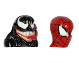 Marvel Comics Spider-Man and Venom Kitchen Ceramic Salt and Pepper Shakers