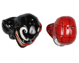 Marvel Comics Spider-Man and Venom Kitchen Ceramic Salt and Pepper Shakers