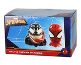 Marvel Comics Spider-Man and Venom Kitchen Ceramic Salt and Pepper Shakers