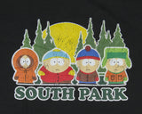 South Park Characters Mens T-Shirt Camping Trees And Moon Background Adult