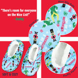 Elf Slippers Son Of A Nutcracker Buddy The Elf Slipper Socks No-Slip Sole