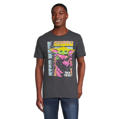 The Mandalorian T-Shirt Men's Grogu This Is The Way Short Sleeve Tee