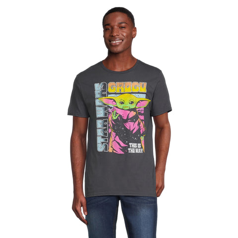 The Mandalorian T-Shirt Men's Grogu This Is The Way Short Sleeve Tee