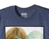Star Wars Shirt Men's Yoda Luke Skywalker Jedi Master Short Sleeve T-Shirt Tee