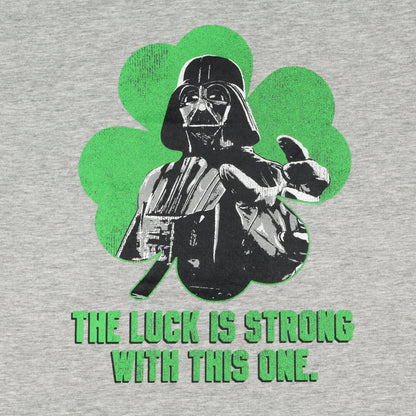 Star Wars Men's Darth Vader The Luck Is Strong With This One Graphic T-Shirt