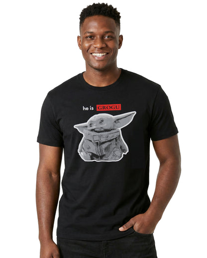 Star Wars Men's He is Grogu Graphic Print T-Shirt