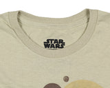 Star Wars Men's Welcome To Tatooine Distressed (XL) Adult T-Shirt Brown