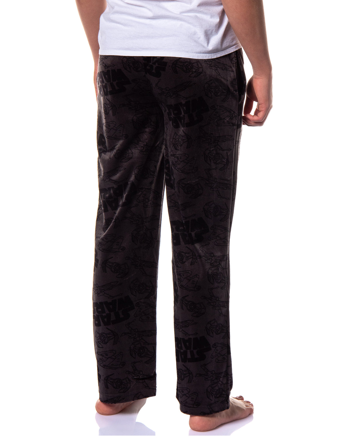 Star Wars Men's Tie Fighter Millennium Falcon Ships Lounge Pajama Pants