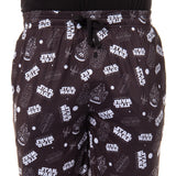 Star Wars Men's Movie Logos And Spaceships Falcon Lounge Sleep Pajama Pants