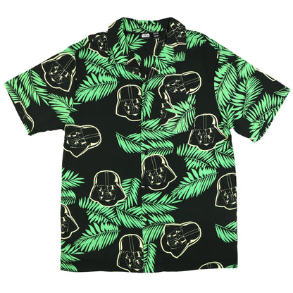 Star Wars Darth Vader Men's Tropical Hawaiian Shirt Button Up Woven Top
