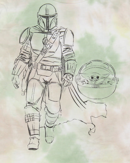 Star Wars Boys The Mandalorian and Grogu This is the Way Tie Dye T-Shirt