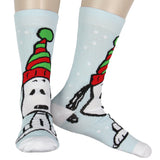 Peanuts Snoopy Men's Holiday Inspired Designs 5 Pack Crew Socks Shoe Size 6-12